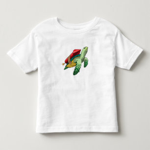 Turtle with Rocket Toddler T-Shirt
