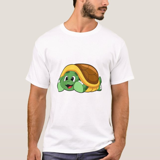 Turtle with Shell as Blanket T-Shirt (Front)