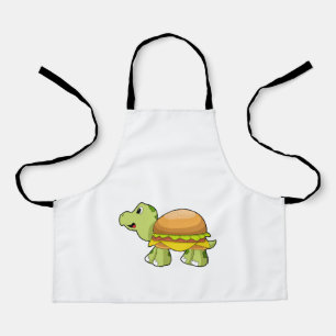 Turtle with Shell as Burger.PNG Apron