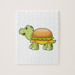 Turtle with Shell as Burger.PNG Jigsaw Puzzle