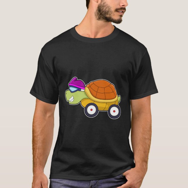 Turtle with Shell as Car T-Shirt (Front)