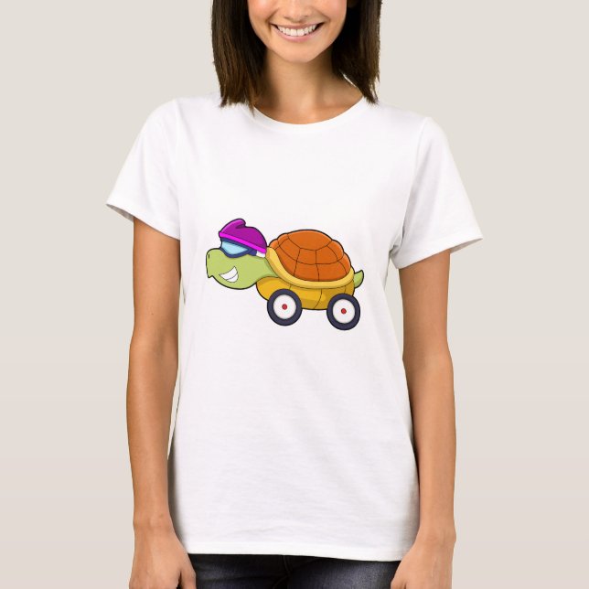 Turtle with Shell as Car T-Shirt (Front)