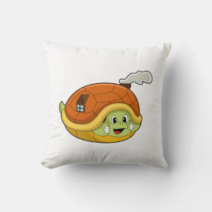 Turtle with Shell as House Cushion
