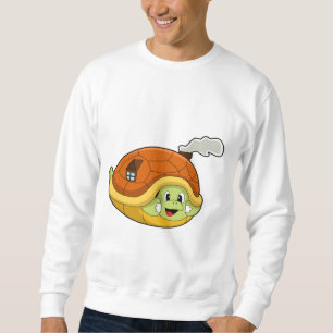 Turtle with Shell as House Sweatshirt