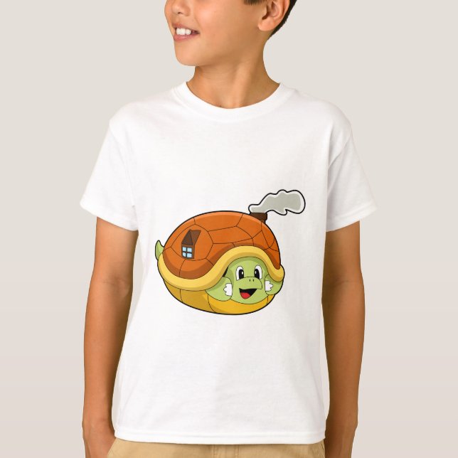 Turtle with Shell as House T-Shirt (Front)