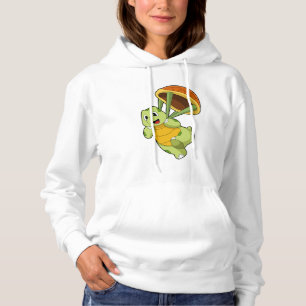 Turtle with Shell as Skydiver Hoodie