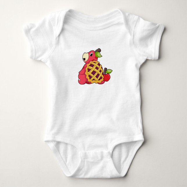 Turtle with Shell Baby Bodysuit (Front)