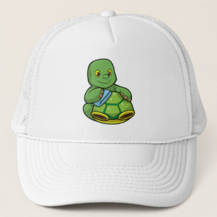 Turtle with Shell & Cleaning rag Trucker Hat
