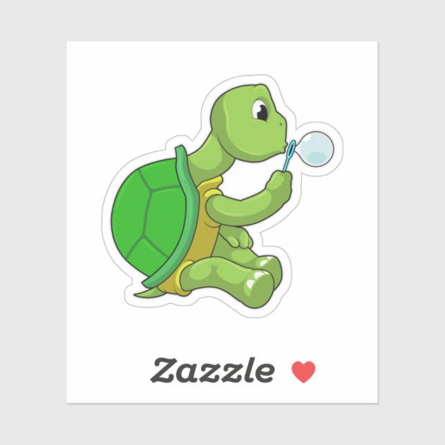 Turtle with Soap bubbles (Sheet)