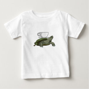 Turtle with Teacup Baby T-Shirt