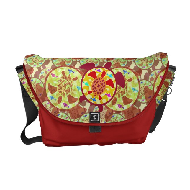 Turtle Within Turtle Messenger Bag (Front)
