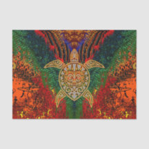 Turtle Worship Tissue Paper