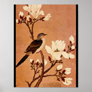 Turtledove on Flowering Branch_The Orient Poster