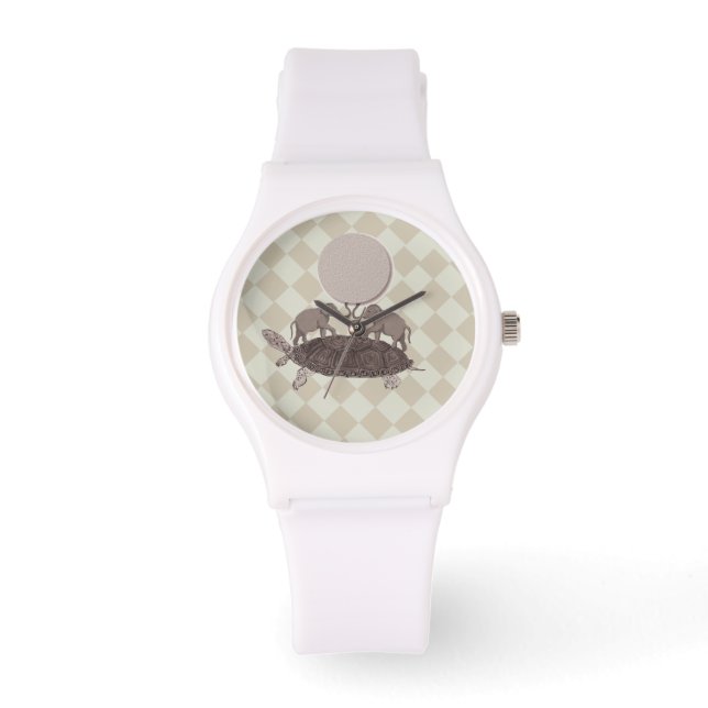 "Turtles All The Way Down" Wrist Watch (Front)