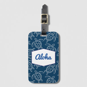 Turtles Aloha Luggage Tag