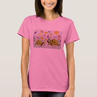 Turtles and Flowers T-Shirt
