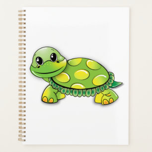Turtles and Tortoise Cute Children Cartoon drawing Planner