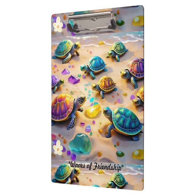 "Turtles at the Shore" Clipboard (Left)