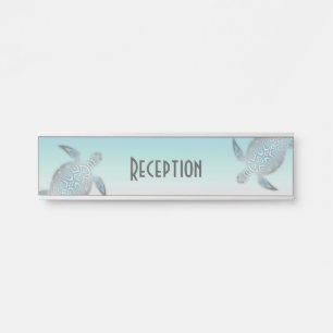 Turtles Beach Hotel Desk Name Plate