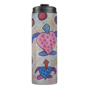 Turtles & Circles Thermal Tumbler