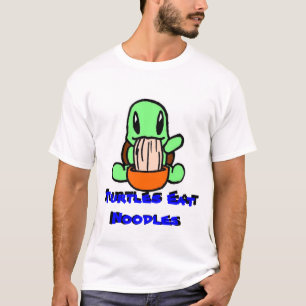 Turtles Eat Noodles T-Shirt