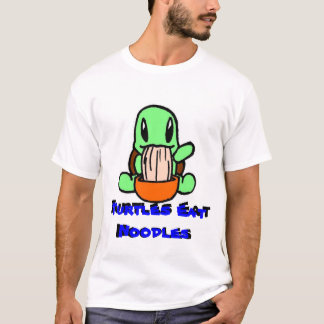 Turtles Eat Noodles T-Shirt