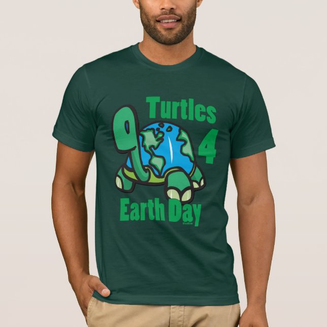 Turtles for Earth Day T-shirt (Front)