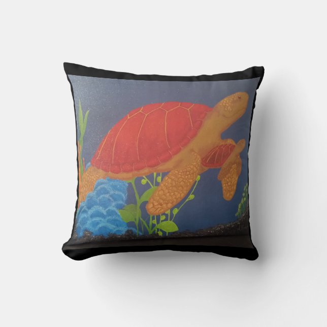Turtles Journey Cushion (Front)