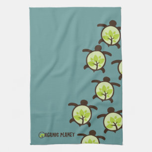 Turtles Organic Planet Custom Kitchen & Bath Towel