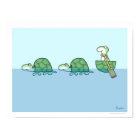 TURTLES PADDLING poster by Sandra Boynton