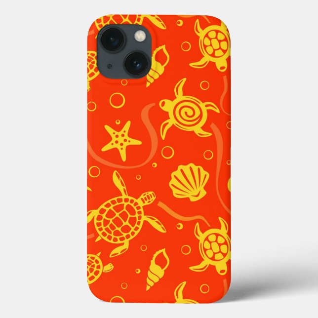 Turtles Pattern Case-Mate iPhone Case (Back)