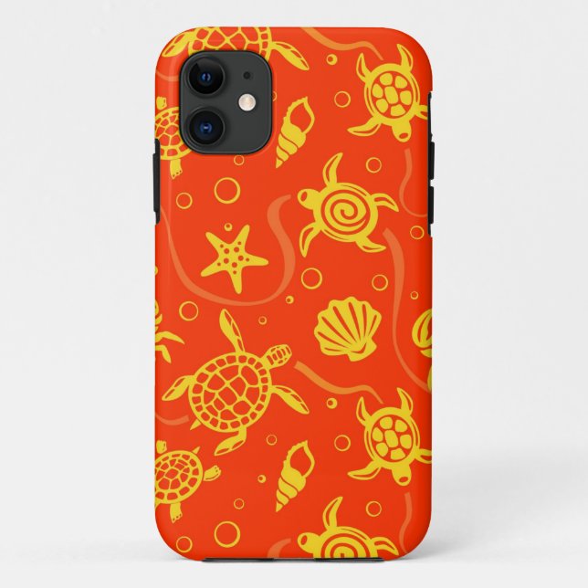 Turtles Pattern Case-Mate iPhone Case (Back)