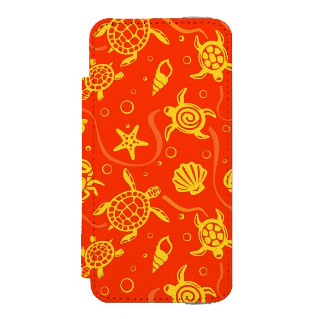 Turtles Pattern Incipio iPhone Wallet Case (Folio Front)