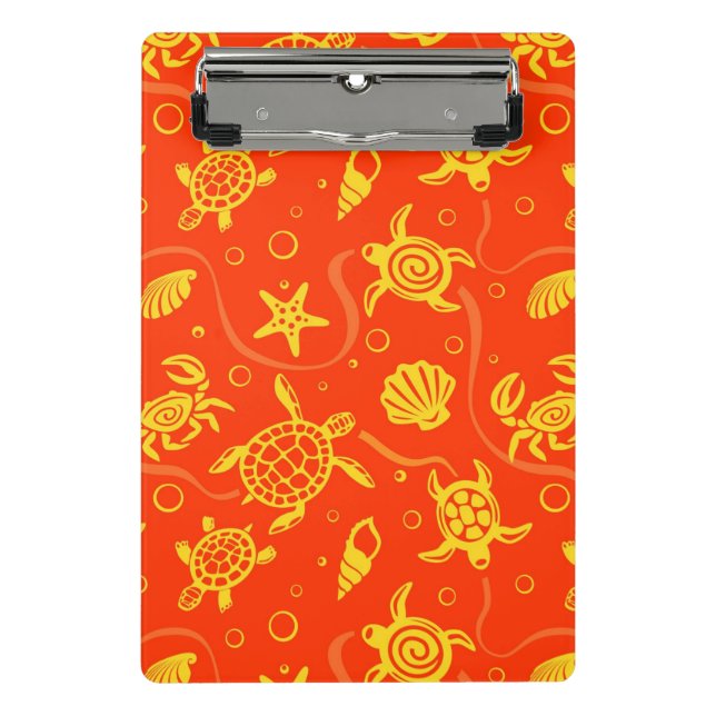 Turtles Pattern Mini Clipboard (Front)