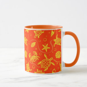 Turtles Pattern Mug