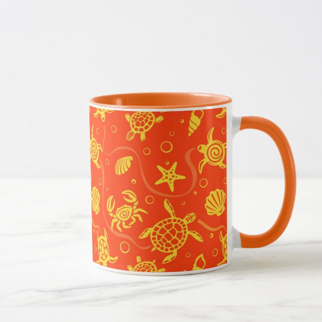 Turtles Pattern Mug (Right)