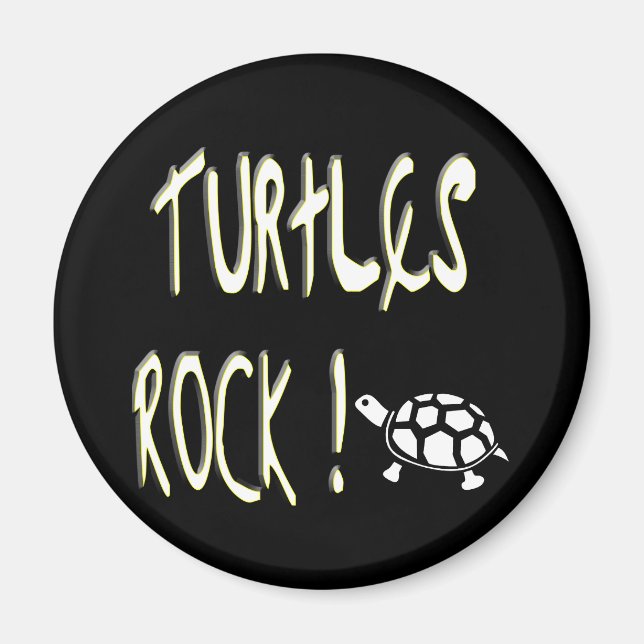 Turtles Rock! Magnet (Front)