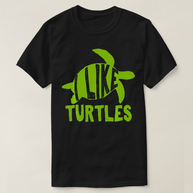 Turtles Sea Turtle Gift  T-Shirt (Design Front)