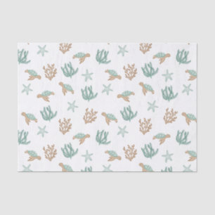 Turtles Swimming   Tissue Paper