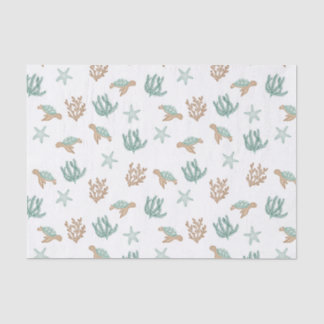 Turtles Swimming Tissue Paper
