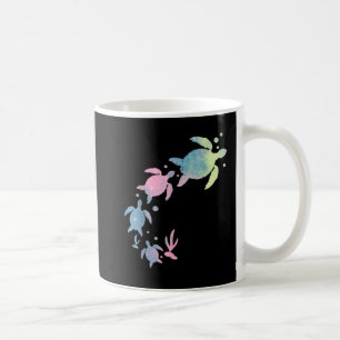 Turtles Tie Dye Cute Sea-Turtle Coffee Mug