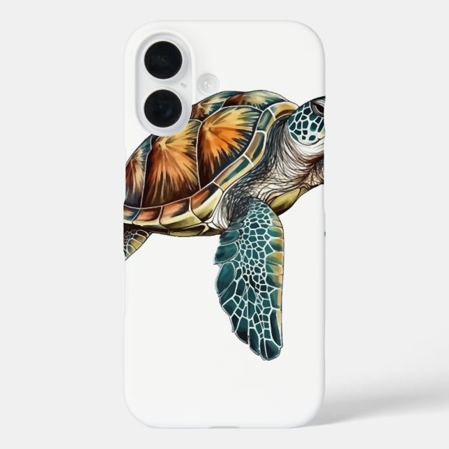 Turtles Underwater Design For Diver Case-Mate iPhone Case (Back)
