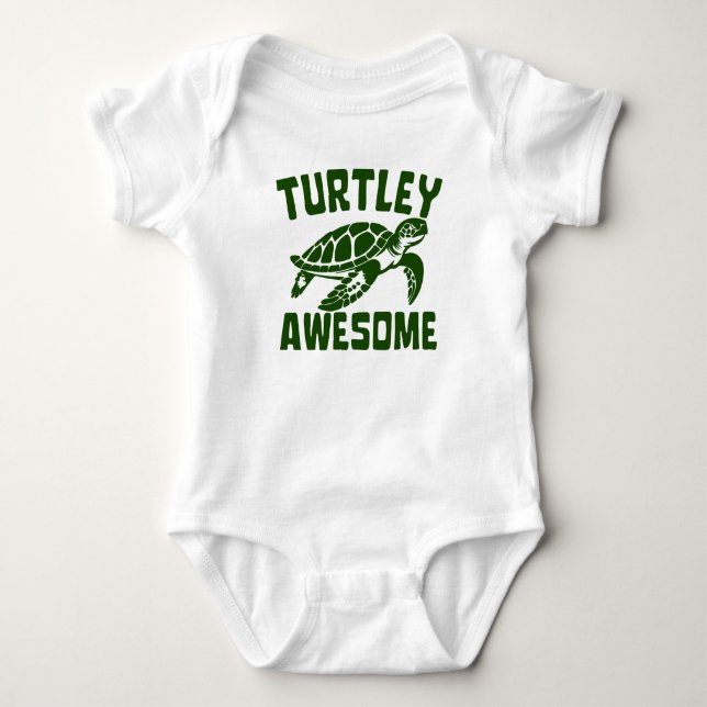 TURTLEY AWESOME BABY BODYSUIT (Front)