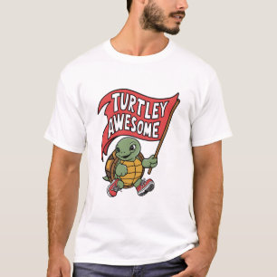 Turtley Awesome Flag Turtle T-Shirt