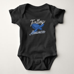 Turtley Awesome Funny Sea Life Baby Bodysuit