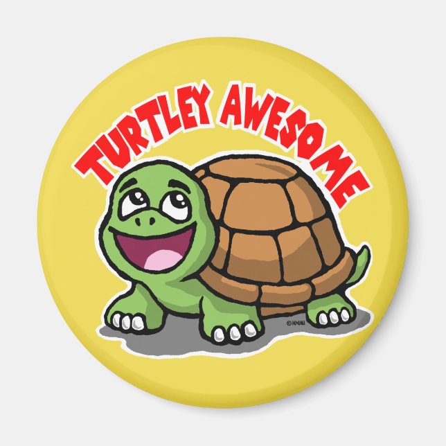 Turtley Awesome Magnet (Front)