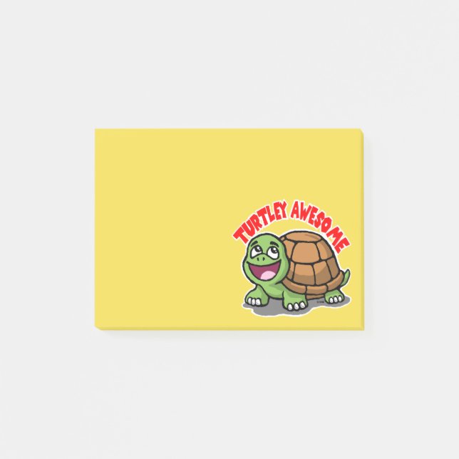 Turtley Awesome Post-it Notes (Front)