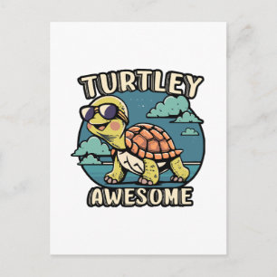 Turtley Awesome  Postcard
