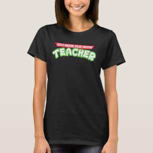 Turtley Awesome Special Education Teacher Funny Sc T-Shirt