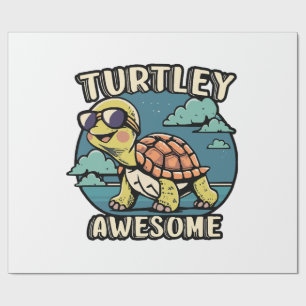 Turtley Awesome Wrapping Paper